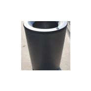 Cendrier poubelle - Frepat Urban Equipment - acier Corten ou galvanisé - Ø 195 mm - finition oxydée ou thermolaquée_2