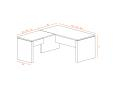 Bureau de direction TOPAZE Supermate avec retour - Deskono_2