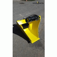 Godet polyvalent pour plantation forestière - ViperMetal - scalpage, ensemencement, criblage_2