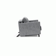 Fauteuil design convertible INNOVATION LIVING - Sofabed Cubed 02 Arms Twist Granite - Lit 200x90cm_2