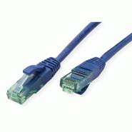 ROLINE RM Cordon UTP Cat.6A / 10 Gigabit, bleu, 20 m_2