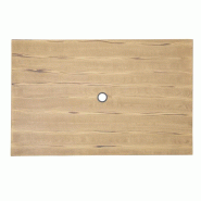 Table d'extérieur 120x76x75cm bois clair | Bolero - FT954_2