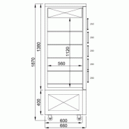Vitrine de pâtisserie réfrigérée 400L 7489.5385 Combisteel_2