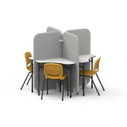 Panneaux acoustiques fixes ou mobiles avec espaces de rangement - Gamme Mute_2