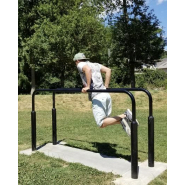 Dips conçu pour parc sportif en plein air - Gamme Street Workout DAMAPRO_2