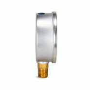 G4039L, Manomètre, 100 mm  Face,  Raccordement Vertical, Bain de glycérine, 700 bar pression maximale_2