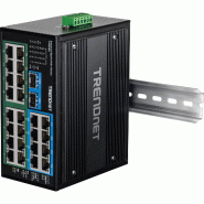 TRENDnet TI-PG262 Switch Rail DIN PoE+ Gigabit, industriel renforcé à 26 ports_2