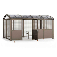 Arceau vélos avec signalétique - Réf : 204014.Gpro - Tube acier Ø50 mm - 2 finitions disponibles_2