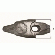 Dents de godet Fastkey FK2 1225 - Référence FK2 1225 - Poids 2.5 kg - Dimensions 25x110x40 mm_2