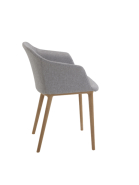 Fauteuil multi-usage SWAN TISSU - neuf - coque en polypropylène - piétement renforcé - design intemporel_2