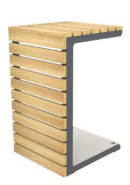 Banquette et Table Bacal en Béton Compact HPL - Robustesse et Élégance en Intérieur et Extérieur_2
