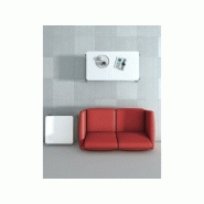 Canapé d'accueil Cetro - 1 et 2 places - Structure en acier - Revêtement 78% PVC et 22% Polyester_2