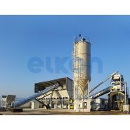 Elkomix-120 centrale à béton fixe - 105 m³/h - performances élevées et structure modulaire_2