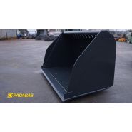 Godet pour matériaux légers LMK - Padagas - capacité : 3 à 7 m3 - acier Hardox 450_2