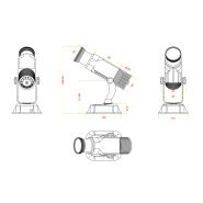 Projecteur gobo WT-ST1565 - Noble - LED statique 15W - Degré d'objectif : 15° / 30° - Extérieur - IP65_2