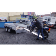 Remorque pour 2 motos - Humbaur - HA 132513/1385 - 303x150x35 cm - PTC jusqu'à 1300 kg_2