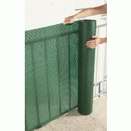 Brise-vue plastique vert 85% occultant - Trionet - 1,2 x 5 m_2