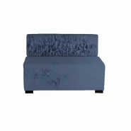 Canapé 2 places bleu denim_2