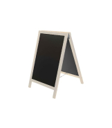 Chevalet stop trottoir - Cadre bois - Dimensions 85 x 55 cm - Référence : PFN49GRCE_2