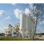 Centrale à béton mobile 120 m3/h - 4 ou 5 trémies d'agrégats et une capacité totale jusqu'à 400m3 - Arcmov_2