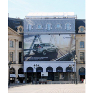 Habillage d'échafaudage de chantier avec toile imprimée sur mesure - Neosign - Communication grand format_2