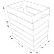 S6 - Caisses en bois - Simply A Box - L36 x H60 x P54 cm - Fabrication française - Modulables et personnalisables_2