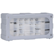 Vidaxl organisateur multi-tiroirs avec 22 tiroirs 49x16x25,5 cm 147584_2