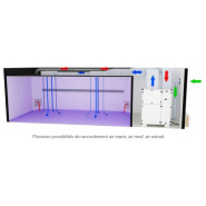 AirInBloc2500-DX-EH - Armoire de traitement d'air verticale 2500m3/h pour bloc opératoire, avec moteurs EC, orientation modulable et intégration HQE_2