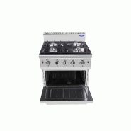 Feux vifs sur four gaz 4 feux et 1 four P 700 AT7G4BO-2 Atosa_2