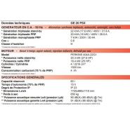 Ge 20 psx groupe électrogène - mosa - génération triphasée 20 kva_2