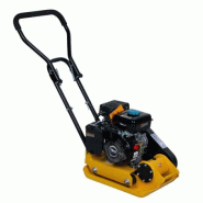 Plaque vibrante avec moteur LONCIN 154F avec roues et patin_2