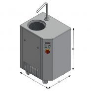 Machine polyvalente pour prélèvement manuel et chargement d'enrobeuses