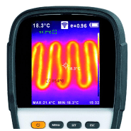 Caméra thermique compacte Connect - écran 3,2 pouces - capteur infrarouge 220x160 - plage de température -20° à 350°C - marque Romus_2