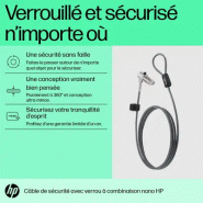 Cble de verrouillage avec combinaison HP Nano_2
