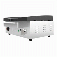 Plancha électrique lisse en FONTE - L 430 mm | Buffalo - CU966_2
