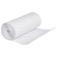 Vidaxl paravents de balcon 5 pcs blanc 255x19 cm résine tressée 156312_2
