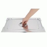 Couvercle inox avec poignée pour bacs GN 1/1 | Vogue CB181_2