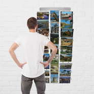 Présentoir mural pour cartes postales Réf : PC0718_2