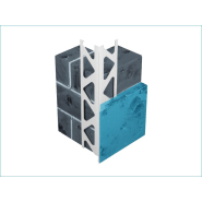 Cornière pvc 3M blanc - Réf CORNPVCBL_2