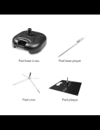 Drapeau rectangle M - Impression + structure + pied en croix + bouée - Référence : E-DRAP-RECT-M_2