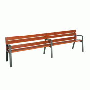 Banc et fauteuil Modo bois et fonte_2