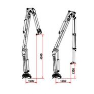 Grue auxiliaire R 110 ms2 - Bob Spa - capacité de levage 110 kNm - extension hydraulique 8,40 m_2