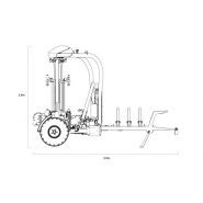 Série 1400 - Enrubanneuse agricole Tanco - poids 1320 kg - contrôle hydraulique variable et table fractionnée_2