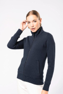 Veste molleton gratté femme - Réf: K4011 - Kariban - 80% coton, 20% polyester - Taille XS à 3XL_2