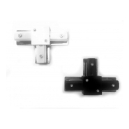 Connecteur de type T pour rail renforcé - Réf. CONMONOTB - Adaptable pour spots LED_2