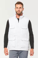 Gilet sans manche polycoton multipoches rembourré unisexe - Réf: WK607_2