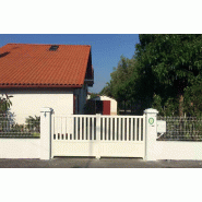 Portail battant semi barreaudé - 4250 / 1900_2