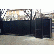 Portail coulissant tôlé - 12000 / 1750_2