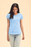 T-shirt femme Valueweight (61-372-0) - Réf: SC61372 - Fruit of the Loom - 100% coton - Coupe cintrée_2
