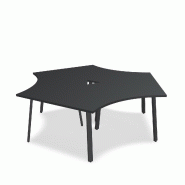 Bureau bench 3 personnes Ogi A - MDD. - Anthracite, Anthracite_2